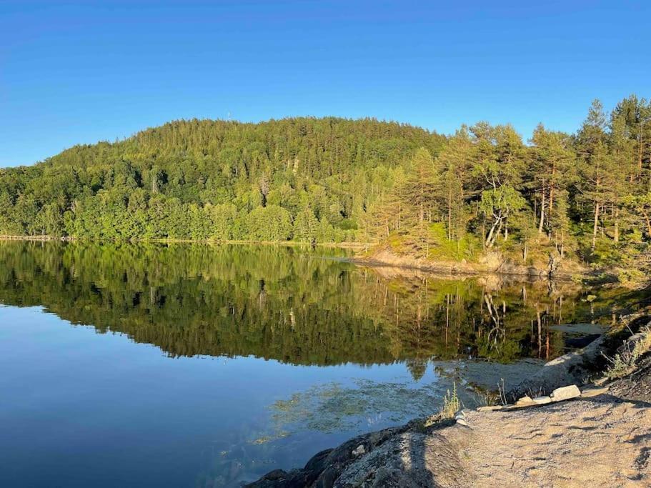 Bosvik Gard, Nyrenovert Leilighet I Hovedhus Fra 1756 Risør Exteriör bild